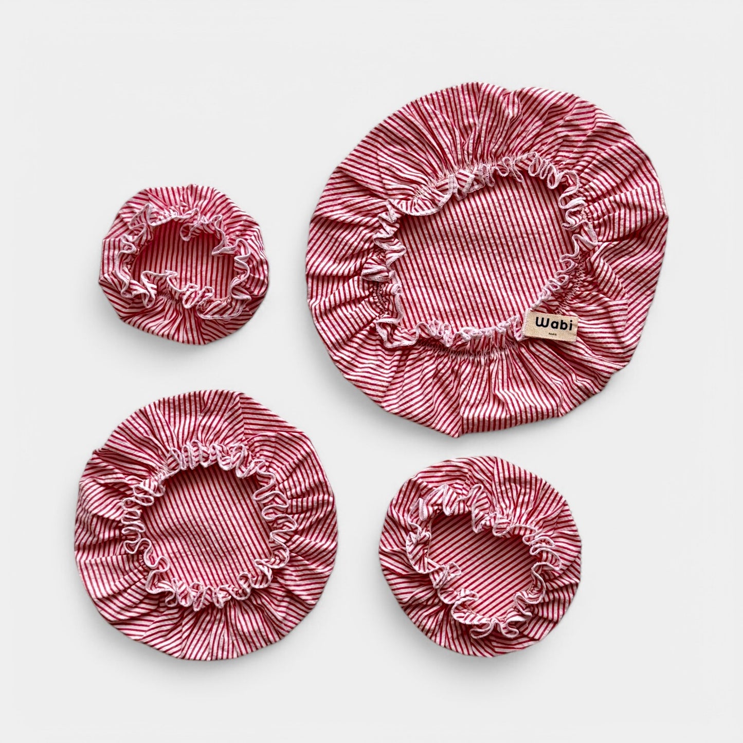 Set de 4 Rayure Fraise
