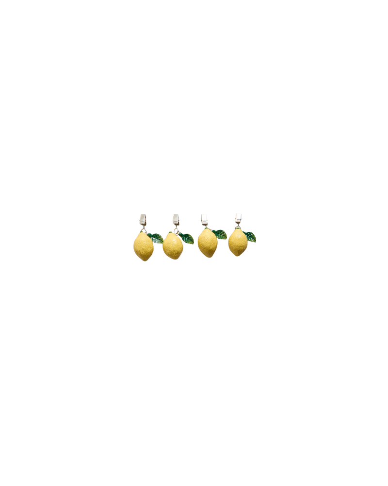 Pincettes à nappe Citron - Zara Home