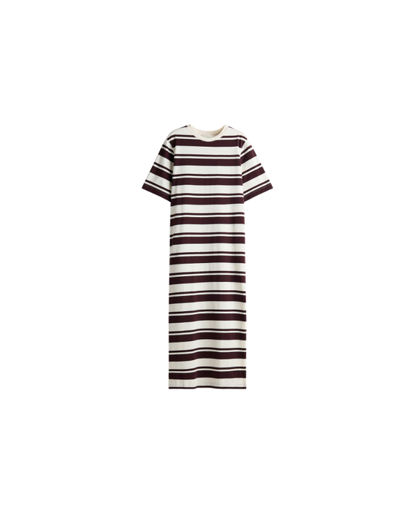 Robe tshirt à rayures - H&M
