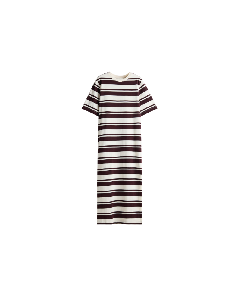 Robe tshirt à rayures - H&M