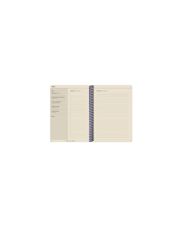 Carnet de recettes - Papier Tigre