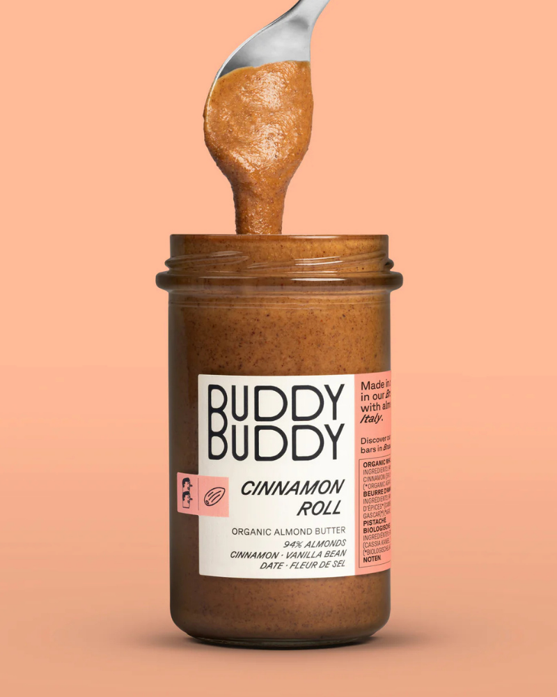 "Cinnamon Roll Almond Butter" Buddy Buddy