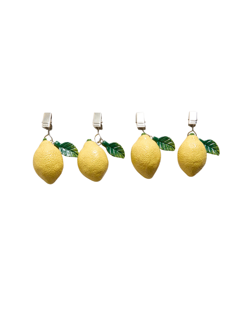 Pincettes à nappe Citron - Zara Home