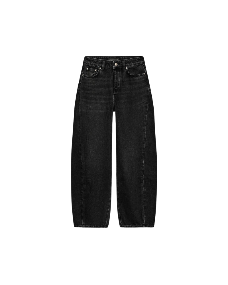 Jean Barrel taille haute - Zara