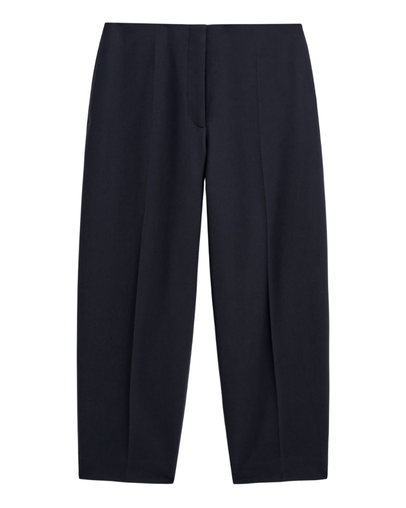 Pantalon Barrel Bleu Marine