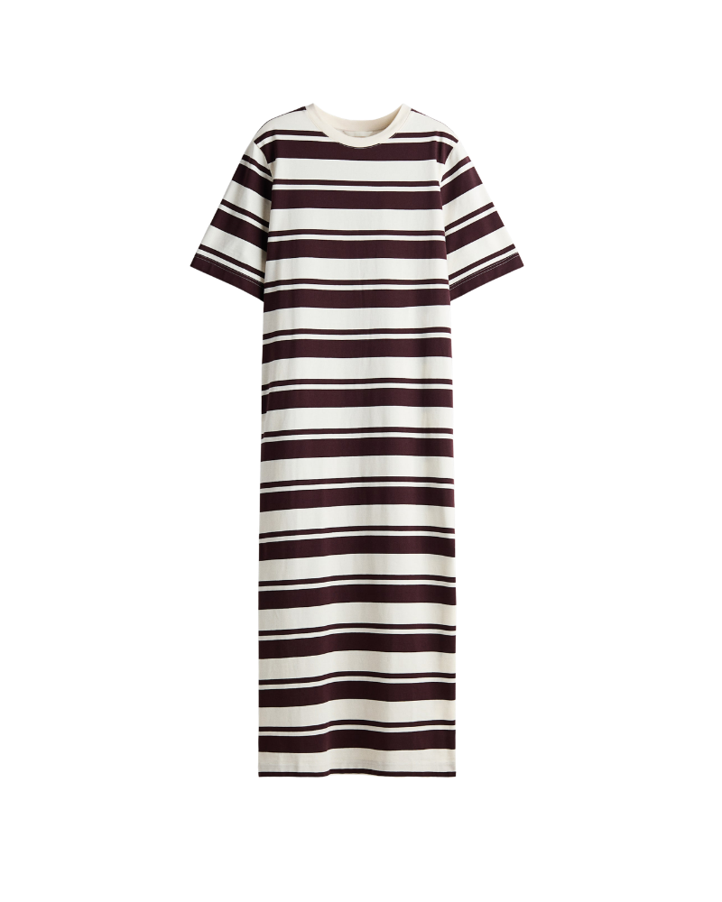 Robe tshirt à rayures - H&M