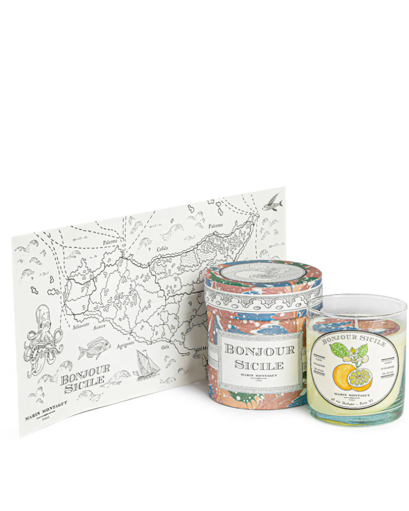 Bougie "Bonjour Sicile" - Marin Montagut
