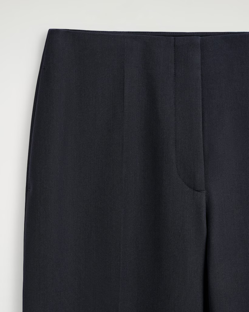 Pantalon Barrel Bleu Marine