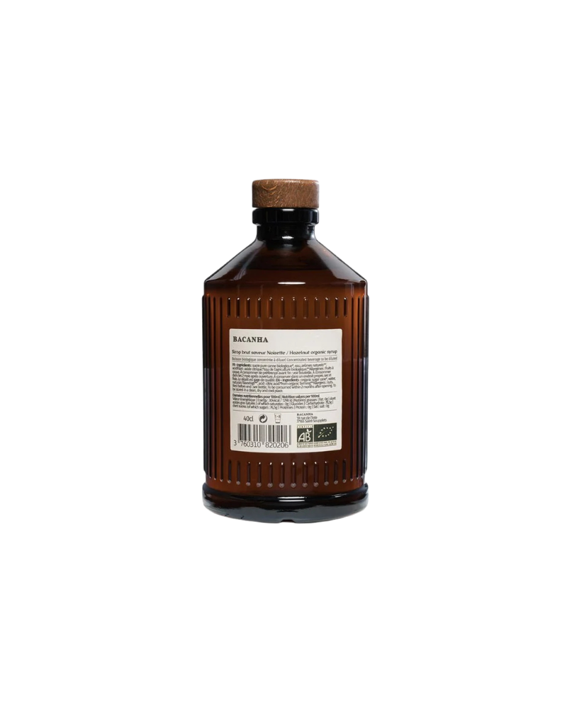 Sirop de noisette brut - Bacanha