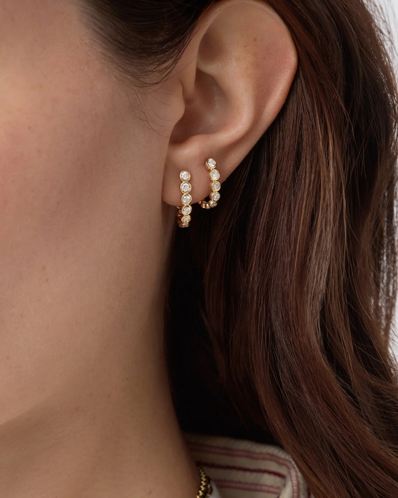 Boucle "mini Semi Hoop" - Kimai