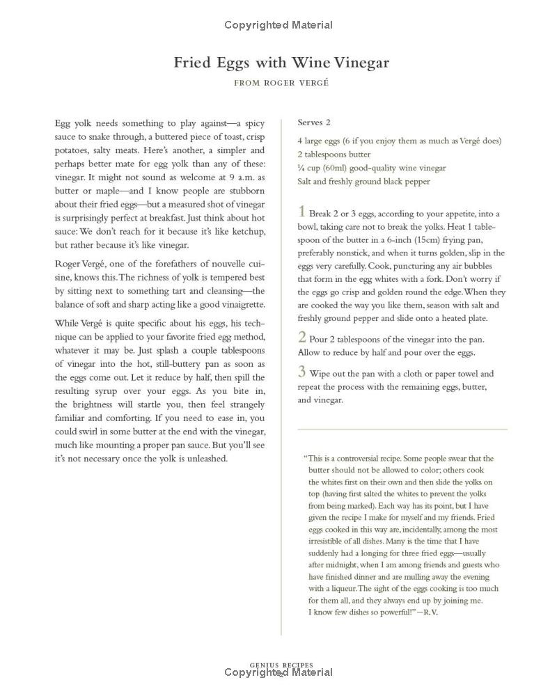 Livre "Genius Recipes" Kristen Miglore