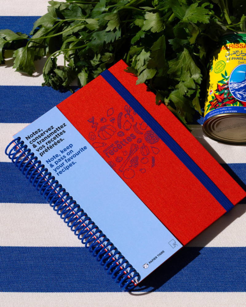 Carnet de recettes - Papier Tigre