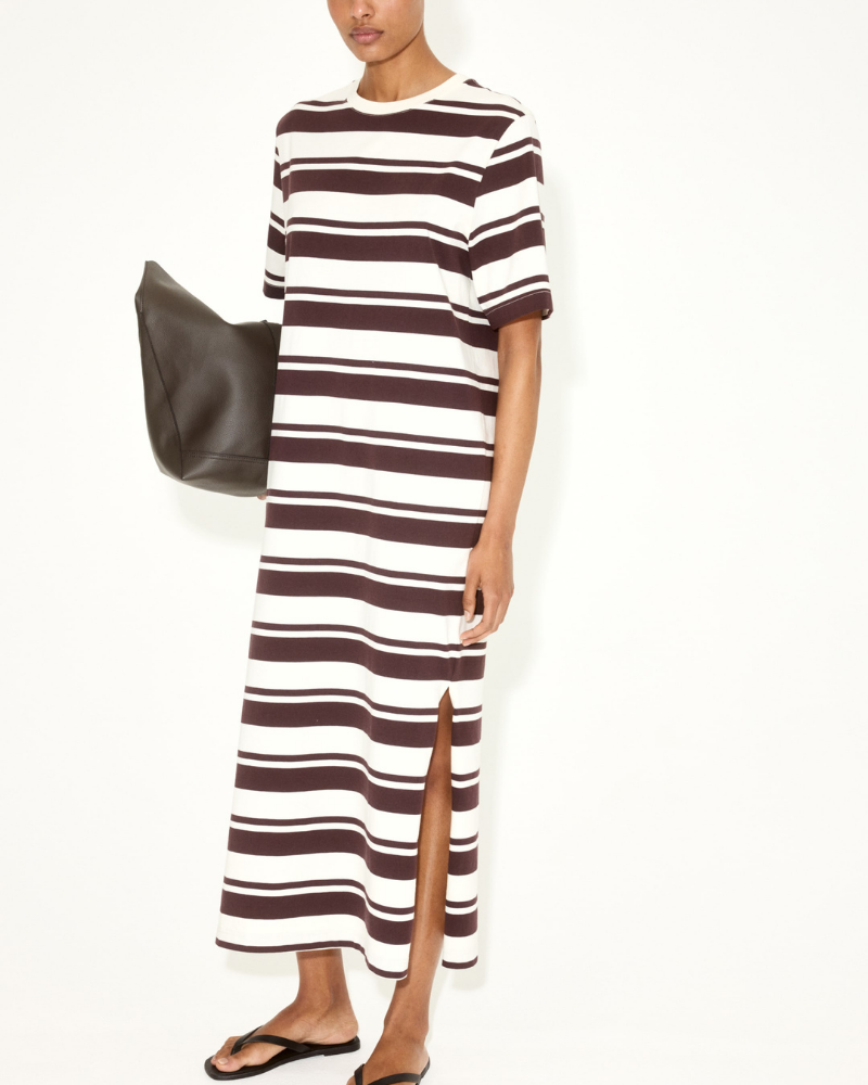 Robe tshirt à rayures - H&M